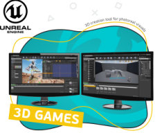 Unreal Engine 4. Игровой движок - КИБЕРшкола программирования для детей, компьютерные курсы для школьников, начинающих и подростков - KIBERone г. Екатеринбург