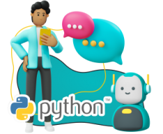 Умный чат-бот на Python - КИБЕРшкола программирования для детей, компьютерные курсы для школьников, начинающих и подростков - KIBERone г. Екатеринбург