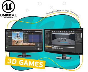 Unreal Engine 4. Игровой движок - КИБЕРшкола программирования для детей, компьютерные курсы для школьников, начинающих и подростков - KIBERone г. Екатеринбург